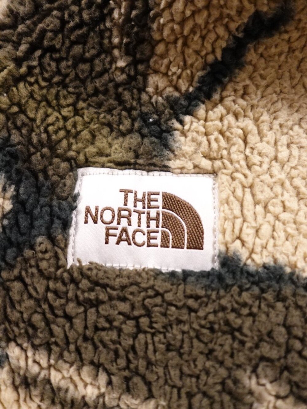 The North Face Campshire Fleece Hoodie Toddler 6T Camo Sherpa Full Zip - Picture 2 of 13